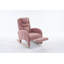 Chaise berçante en tissu avec repose-pieds Teddy-199263664
