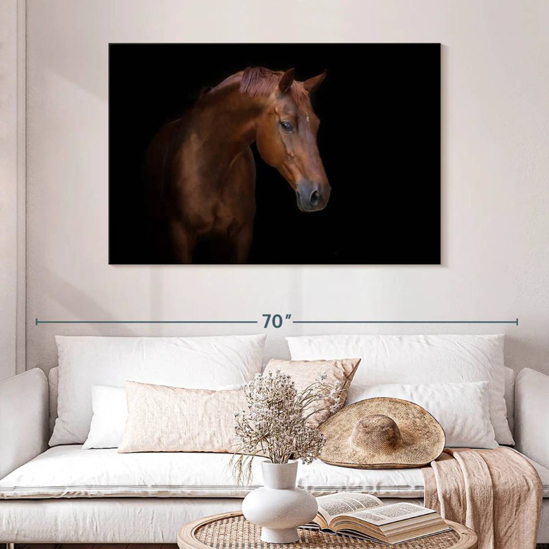 Brampt A Horse, H 32 po x l 48 po