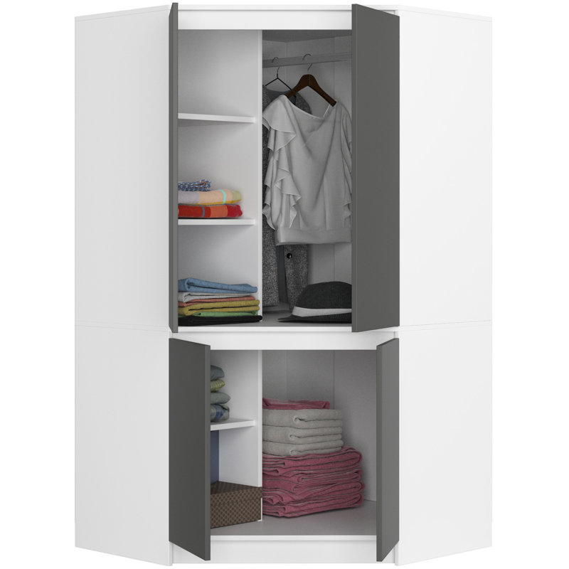 Spasoje 4 Door Manufactured Wood Wardrobe
