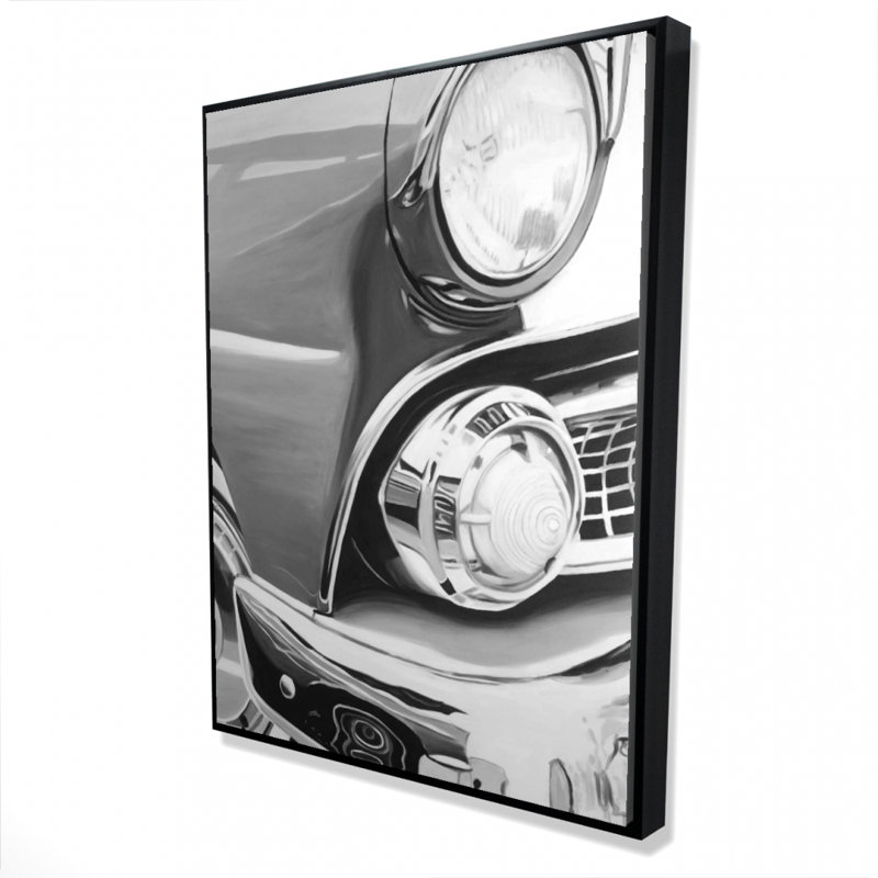 Beautiful Old Car Print On Canvas