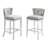 Miranda Solid Wood Frame Swivel Bar And Counter Stool With Linen Fabric-72709854-72729329