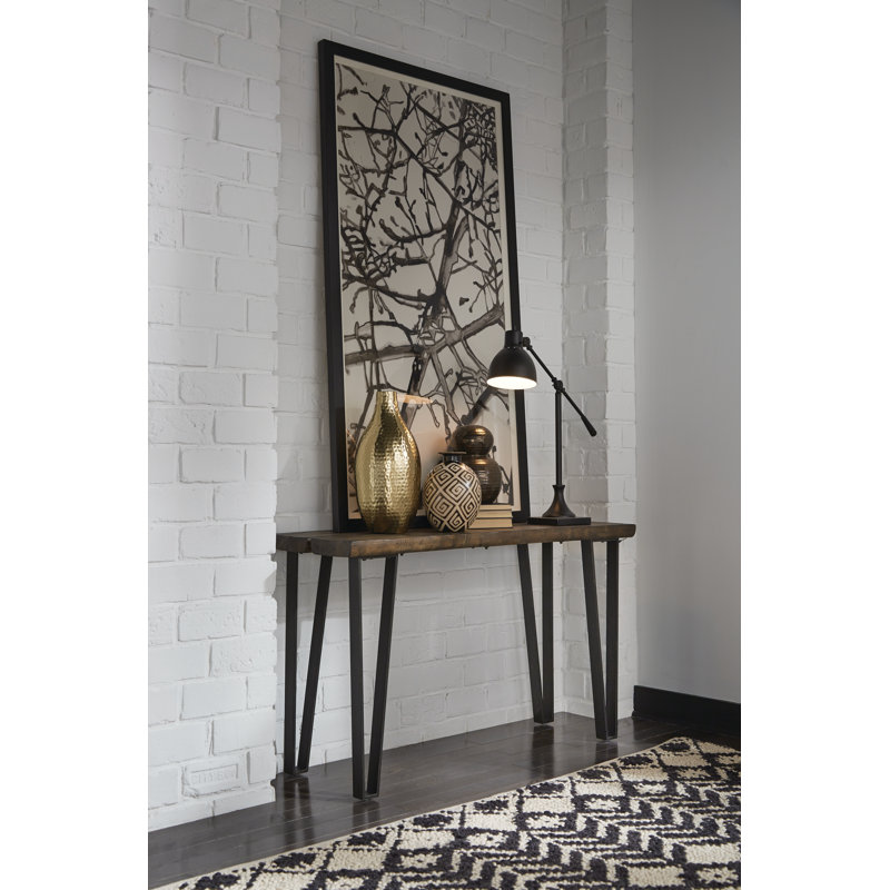 Courts 50'' Glass Top Console Table