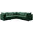 Ensoll Velvet L-Shaped Sectional Reversible-1930743967