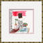 Interiors - Pink Living Room Framed by Dana Gibson
