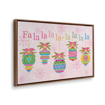 Fa Fa La La Ornaments II par Annie Lapoint, reproduction d'art sur toile