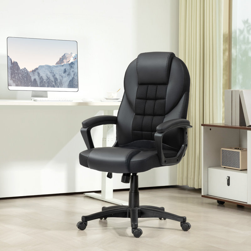 17 Stories Redell Executive Chair, Black