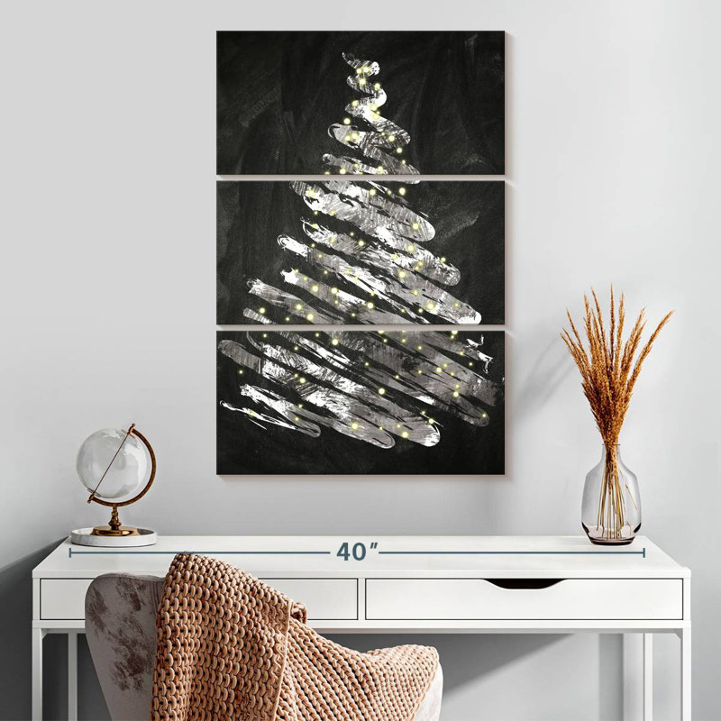 Chalkboard Tree I, 32" H x 20" W