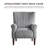 Kishmore Velvet Armchair Indoor Modern Upholstered Accent Chair for Your Living Room-644565215
