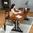 Dark walnut Rectangular Solid Wood desks-1552679490
