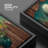 Western Wood Effect Landscape " Wood Effect Panel Deer Moonlight Forest Landscape Nature Artwork Farmhouse/Country Decor "-94585742-94585743