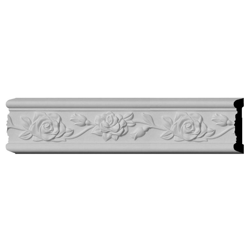 Rose 3.88'' H x 94.5'' W x 0.75'' D Urethane Chair Rail