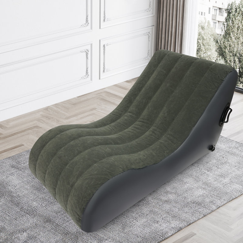 Canapé-lit gonflable pliable, Gris