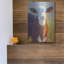 Art mural en métal luxueux «Caramely» par Rita Kirkman, 12 po x 16 po-101656829
