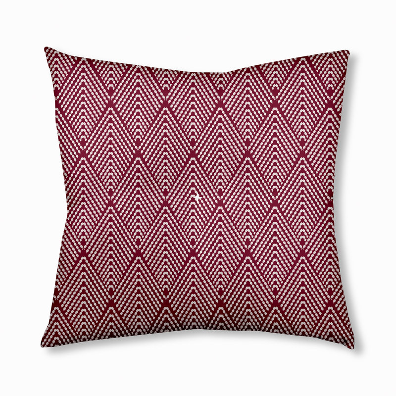 Geometric Reversible Throw Pillow, 26" x 26"