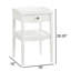 Table de chevet 1 tiroir Foley White