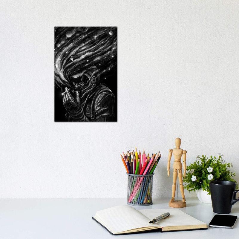 Space Joint - Wrapped Canvas Print, 20.32 cm H x 30.48 cm W