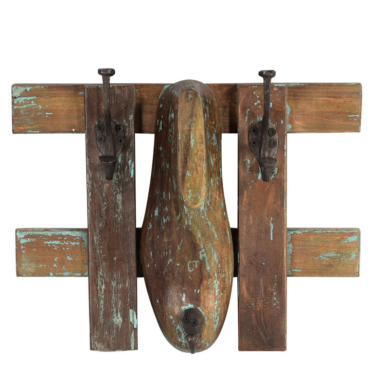 Portemanteaux mural 14 "Rustic