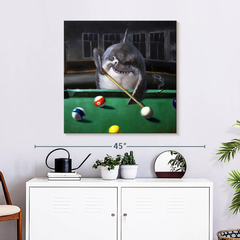 Ketti Pool Shark, 30" H x 30" W