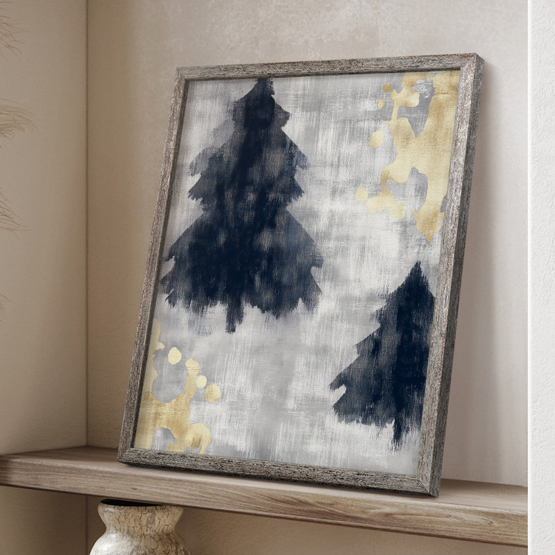 «Christmas Holiday Art CCL XXXII», reproduction encadrée - bois massif, H 30 po x l 24 po