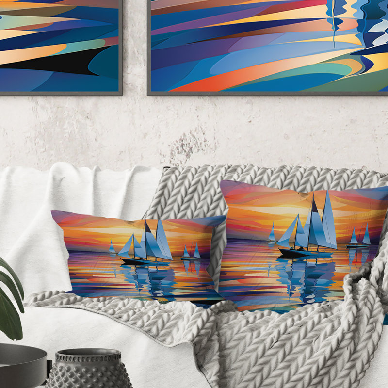 Coussin décoratif Voilier Harmony At Sea
