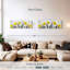 Tulipes jaune vif - impression sur toile tendue-54276110