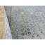 Tapis unique gris de 8 pi x 9 pi 10 po