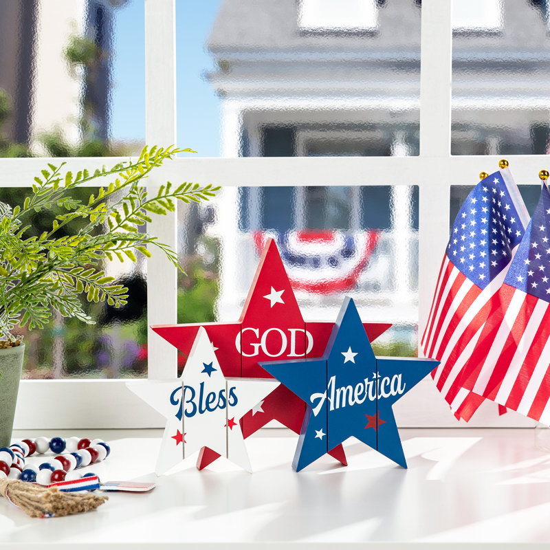 Décoration de table patriotique / étoiles américaines