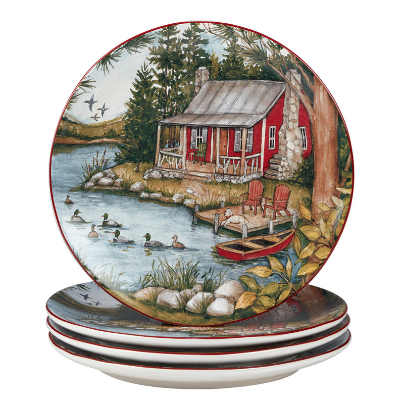 Certified International Lake Retreat 16Pc Dinnerware Set