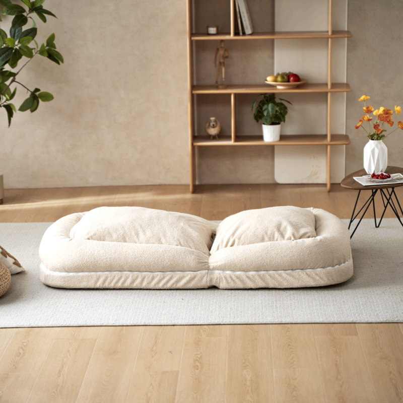 Canapé-lit triple rabattable, Beige