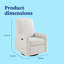 Fauteuil inclinable électrique pivotant Bellwood-110942711