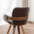 Braiden Swivel Faux Leather Dining Chair-610463325