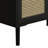 4-Doors Rattan Mesh Storage Cabinet, Sideboard with Eight Spacious Shelves for Organized Living and Versatile Decor-1526629657