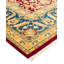 Tapis unique noué à la main marron Keenan 9 pi 2 po x 11 pi 10 po