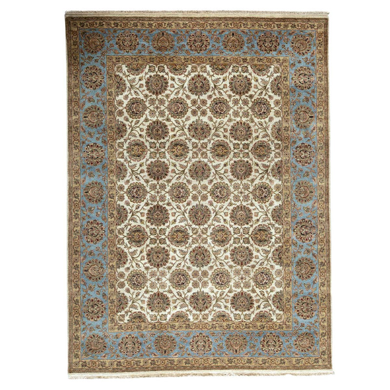 Wool Oriental Area Rug, Rectangle 8'11" x 12'1"