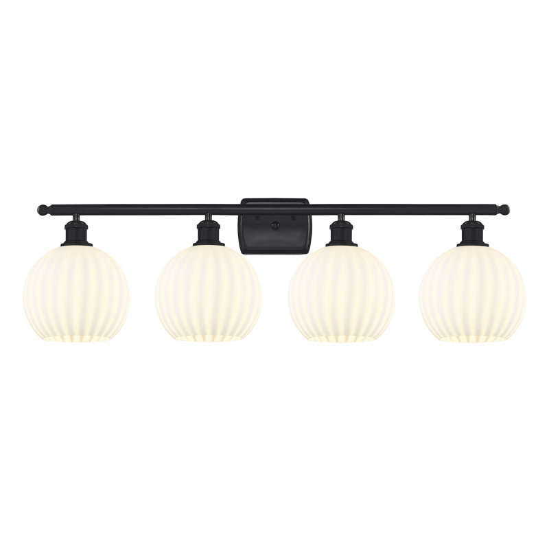 Beejay 4 - Light Dimmable Vanity Light, Matte Black