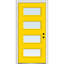 Porte d'entrée pré-suspendue en acier peint 4 lumières à 4 lumières-40456398-40456395-40456391