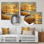 Jaune, jaune, coucher de soleil, Golden Gate Bridge, San Francisco - San Francisco, art sur toile-714983556-714983576