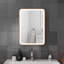 Rectangle LED Bathroom Mirror Fog Free Touch Sensor-1220330516-1220330513
