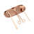 Or rose est en rupture de stock