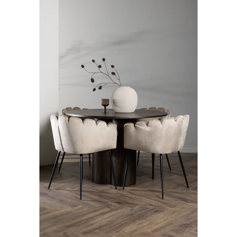 Sagamore 4 -Person Dining Set, Brown