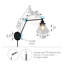 Lampe avec bras pivotant Vannatta avec interrupteur marche / arrêt en or satiné-1451475567