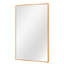 Miroir de salle de bain à cadre en métal doré 36 po Beunca-1010712000-1014439702