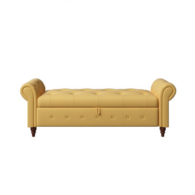 Anice Faux Leather Upholstered Storage Bench