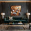 Chiens, art mural noir sur toile Kooikerhondje-1722415577