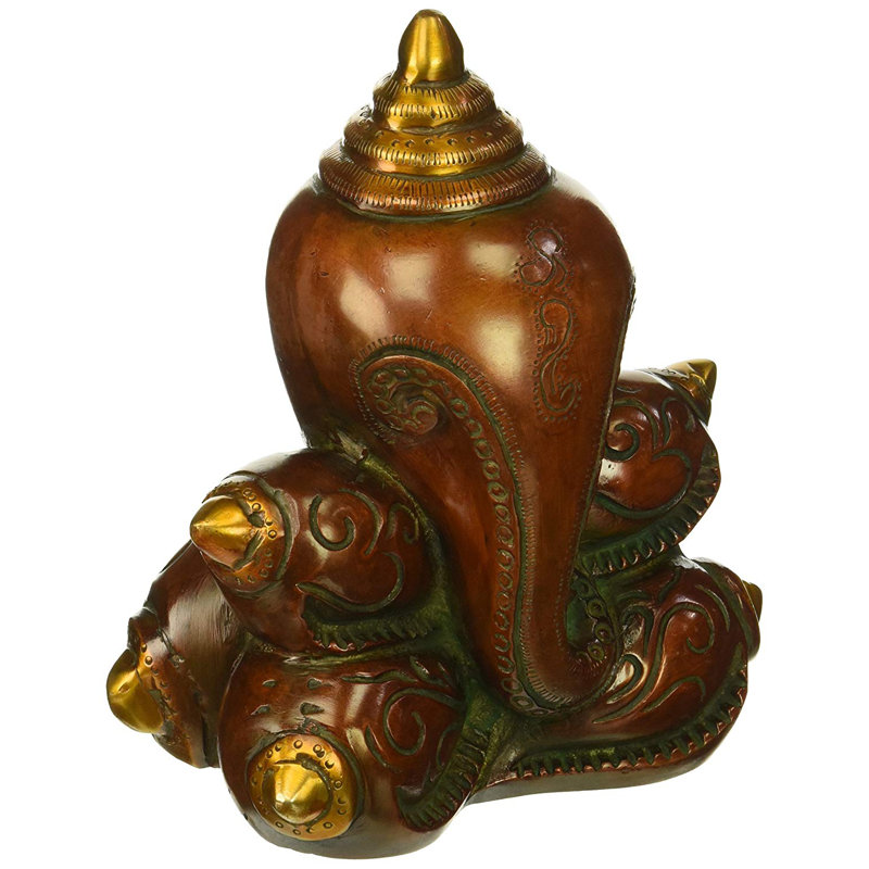 Statue Lord Ganesh Conch