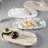 Guein Oval Natural Marble Tray-1783356870