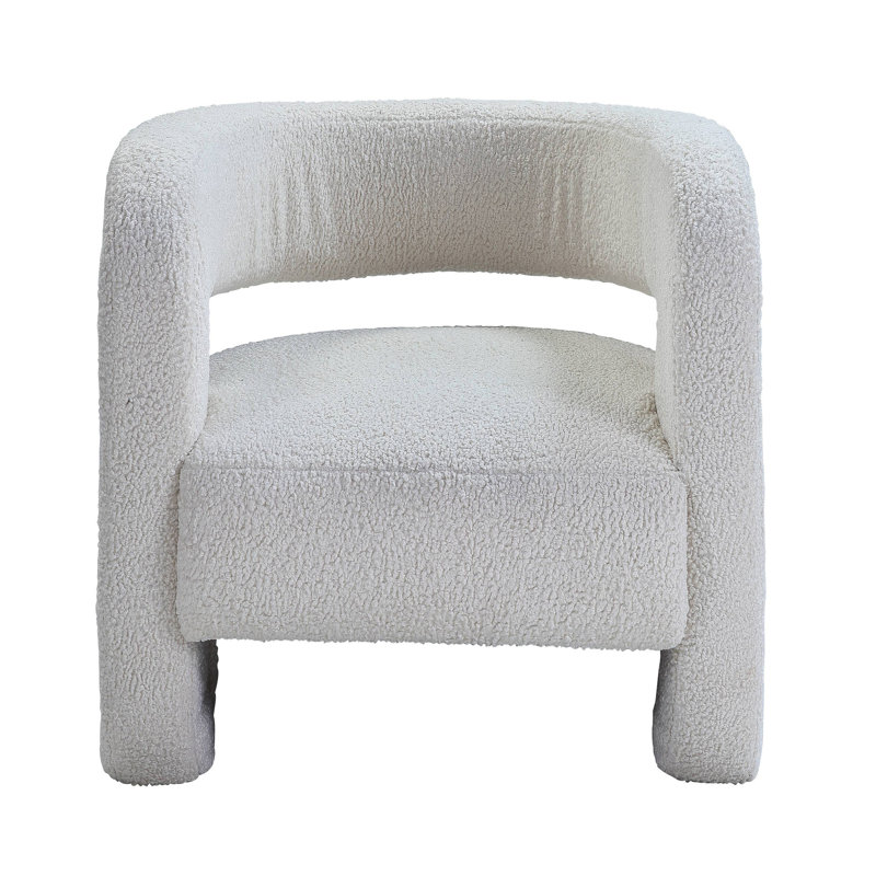 Fauteuil demi-tonneau rembourré Fynnlay