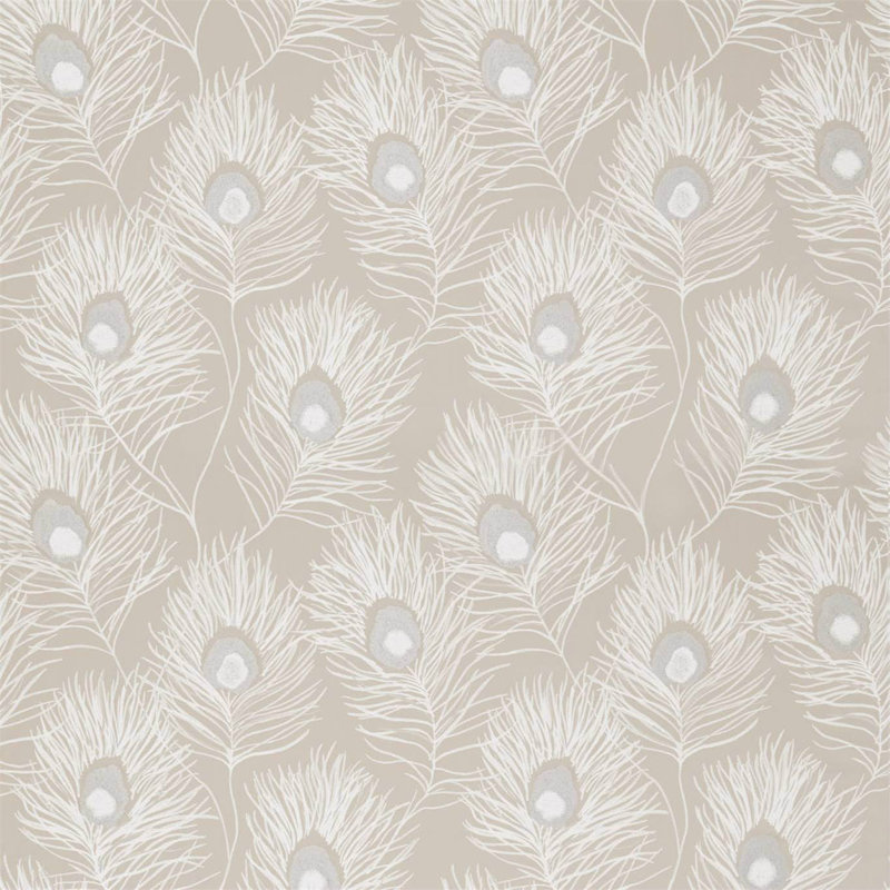 Orlena Fabric, Putty/Silver