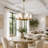 Bradden 6 - Light Dimmable Chandelier