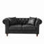 Canapé en tissu 66 po Chesterfield?-908840078